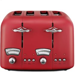 De'Longhi - Toaster - Argento - 4 Slice - Red